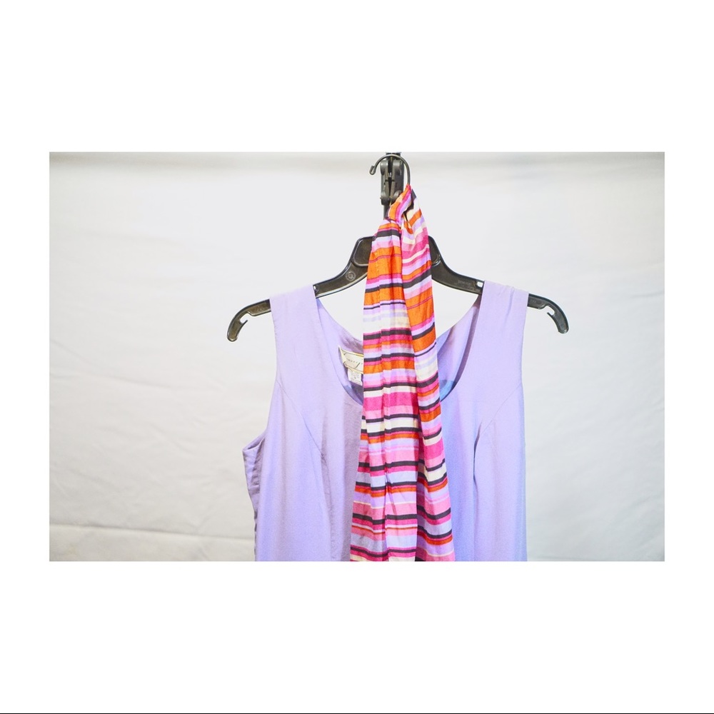 SIZE 6 100% SILK JSPENSERJEREMY LAVENDER DRESS